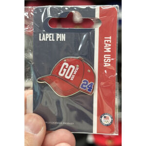 Paris 2024 Olympic Team USA Hat PIN 'GO TEAM USA' | New